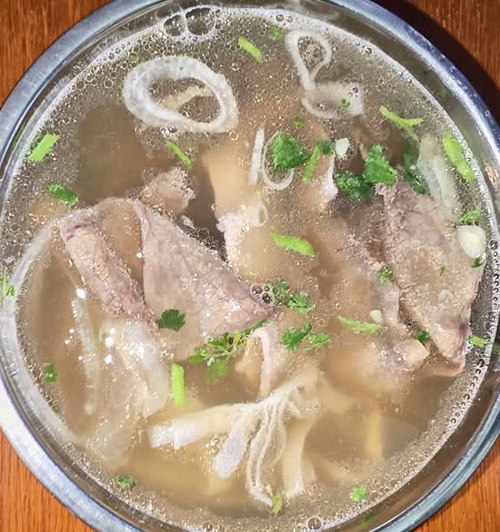 15. Pho Tai, Nam, Gan, and Sach (Large)