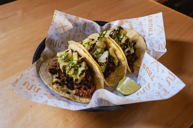 Beef Barbacoa Taco Plate