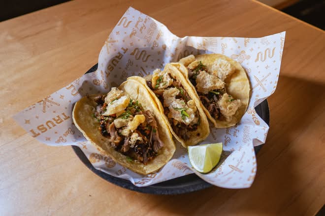 Duck Carnitas Taco Plate