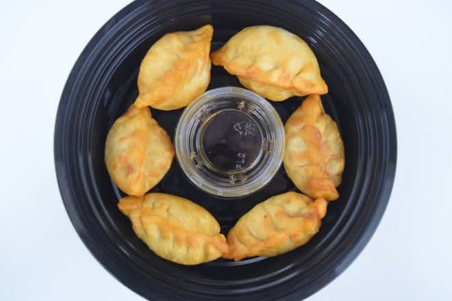 Raviolis Chinois Frits au Poulet / Chinese Fried Chicken Dumplings