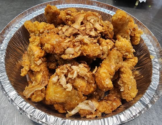 Dry Garlic Chicken