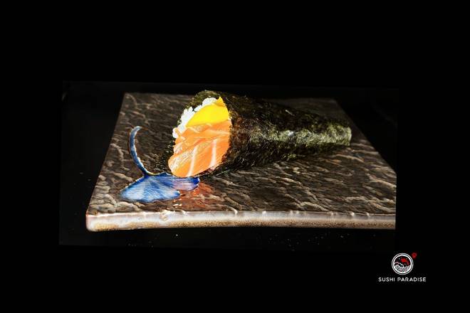 165. Mango/Salmon Hand Roll