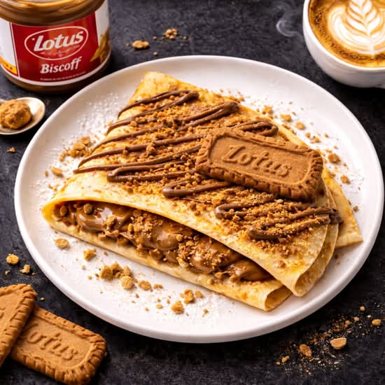 Lotus Biscoff Crêpe