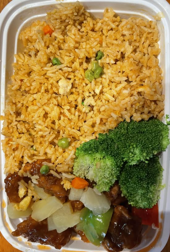 Sweet and Sour Pork Lunch Combo