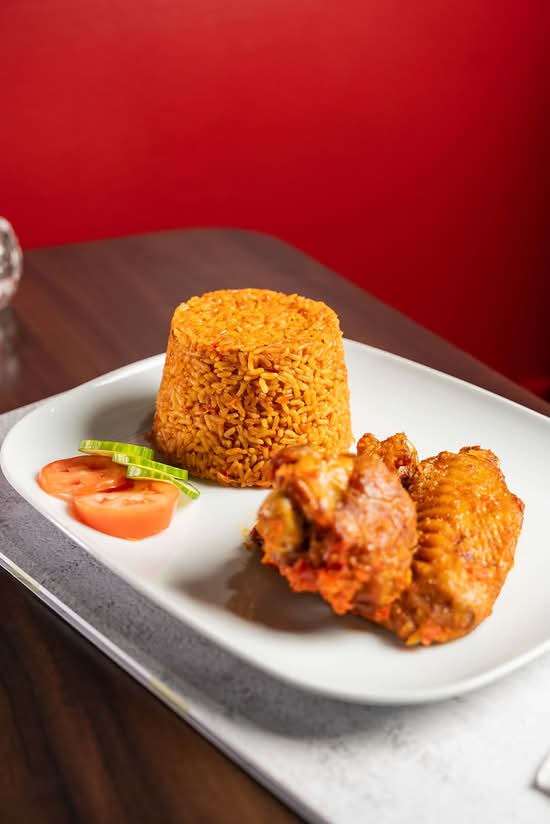 Naija Smokey Jollof Rice-Side
