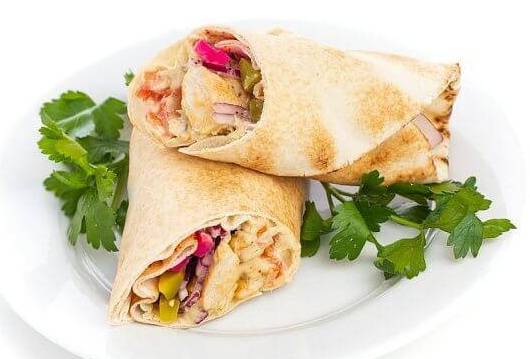 Shish tawook sandwich