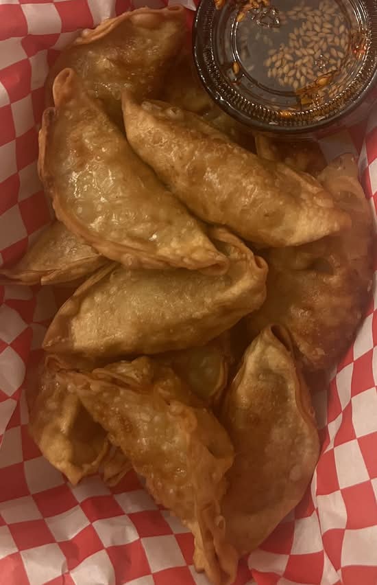 Crispy Fried Chicken Dumpling w/Chilli Oil
