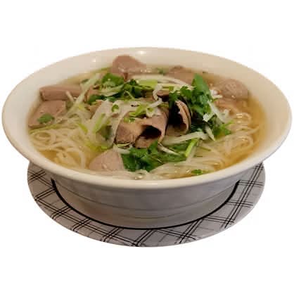 5. LARGE Noodle Soup with Well-Done Flank and Beef Ball /  Phở Nạm Bò Viên 牛腩•牛丸粉