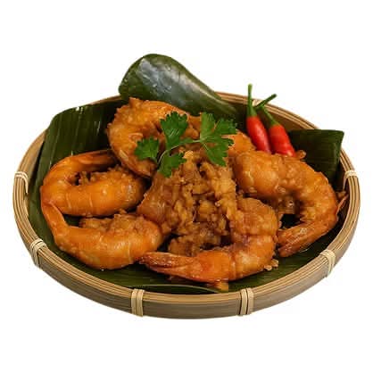41A. SG Salted Egg Fried Shrimp (6pcs)