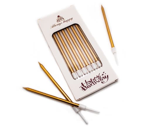 Gold Candles (box of 6)