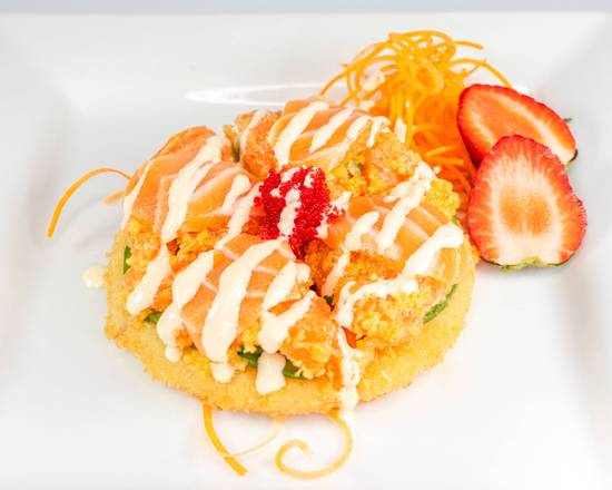 Pizza sushi au saumon / Salmon Sushi Pizza