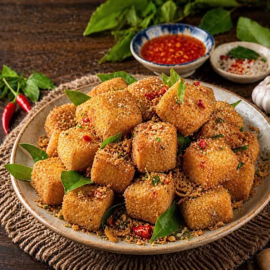 15. Đậu Hủ Rang Muối