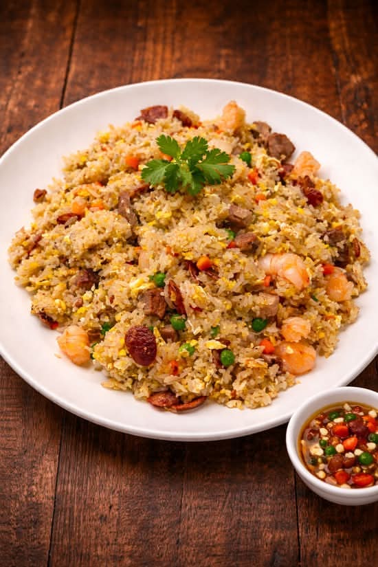 97. Fried Rice with Shrimp / Cơm Chiên Tôm