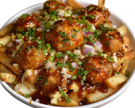 Chicken Manchurian Poutine