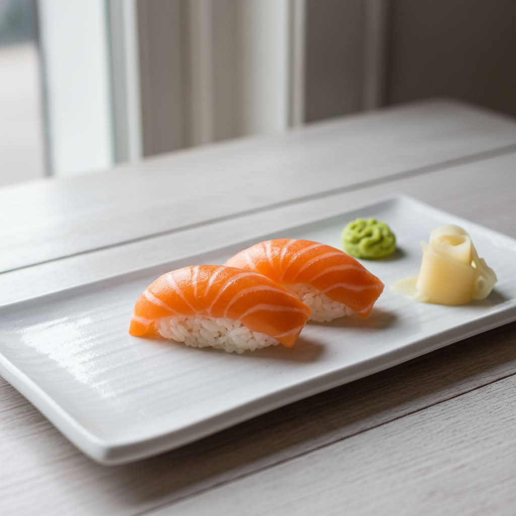 602 Salmon Nigiri (2 pieces)