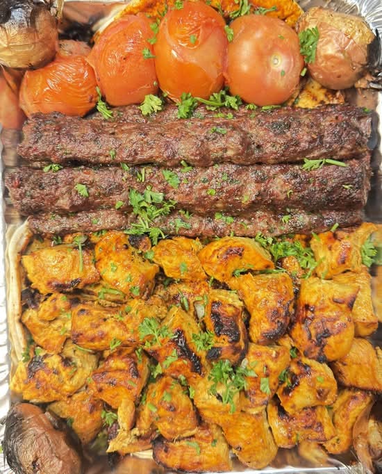 Mixed Grill Platter – 5 Shish Tawook & 5 Kebab
