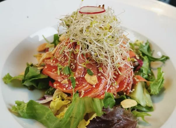 Salmon Tataki Salad