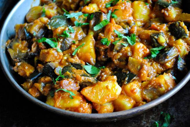 EGGPLANT PATIALA (NO ONION/NO GARLIC)