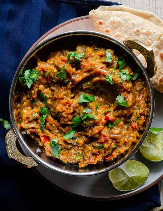BAINGAN BHARTA (NO ONION/NO GARLIC)
