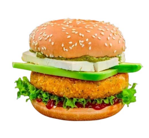 Paneer Noodle Burger