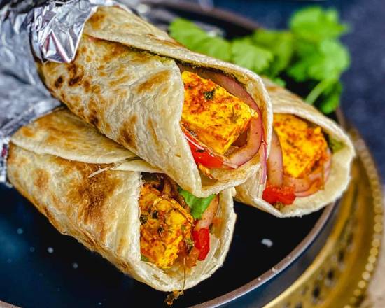 Paneer kathi roll