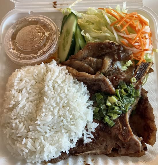 C6. Rice with Pork Chops
