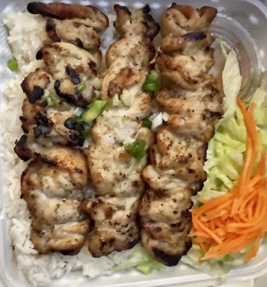 #704 BBQ Chicken on Rice (Com Ga Nuong)