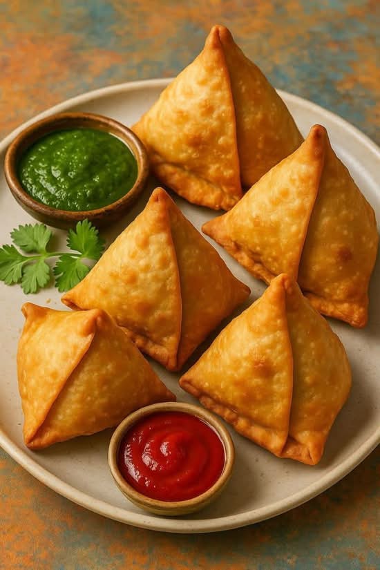 Chili Chicken Samosa (Halal- 5 Pcs/Spicy)