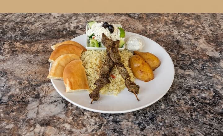 beef Souvlaki (2 Skewers)