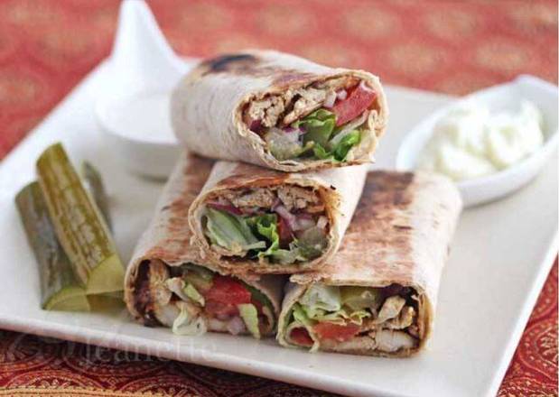 Chicken Tikka Shawarma Wrap