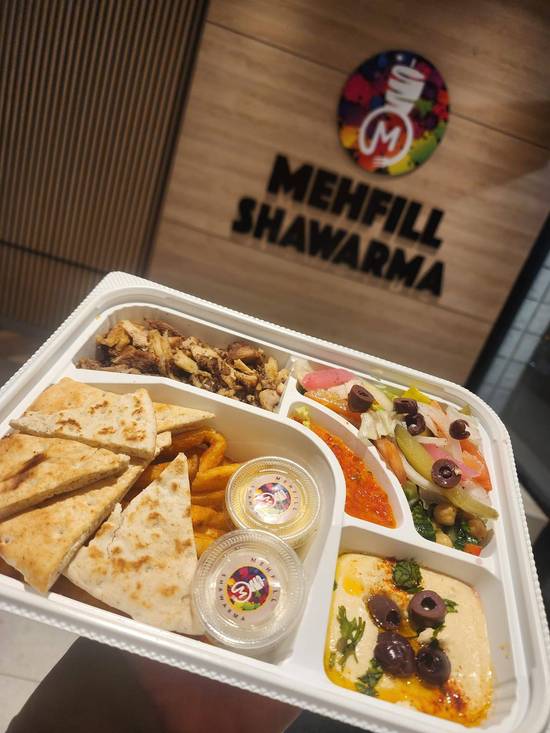 Chicken Shawarma Platter (with fries)