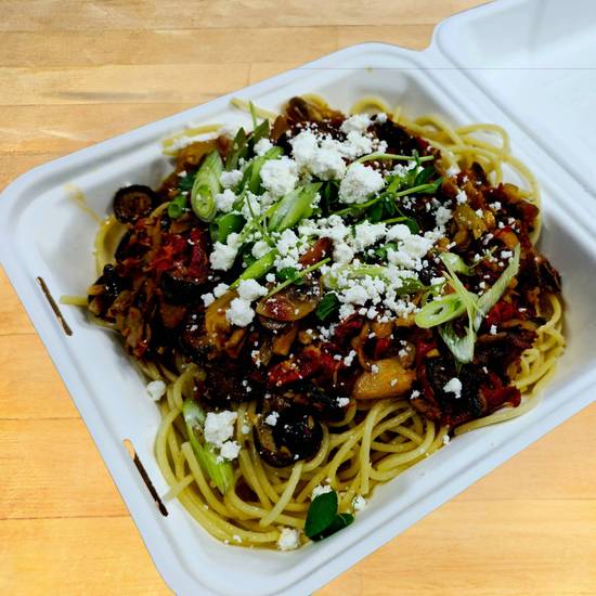 Dancing Wok Fried Spaghetti Aglio Olio