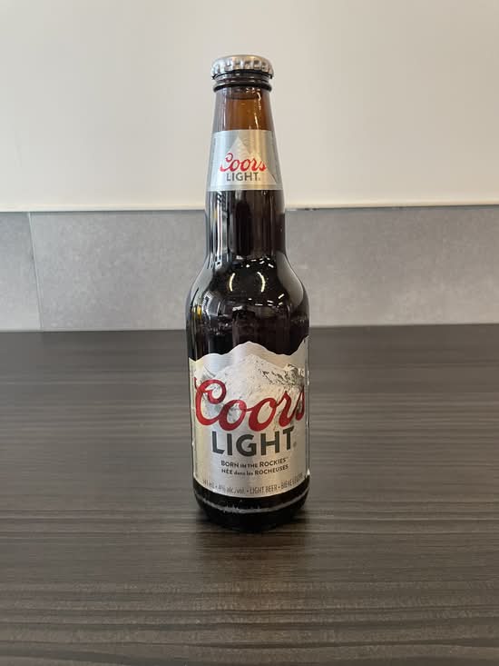 Coors Light Bottle
