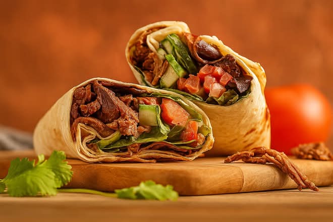 Shawarma Beef Wrap (Pita)