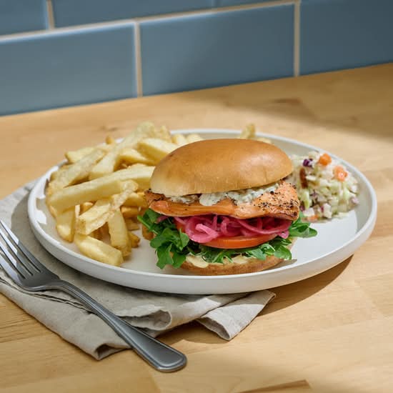 Pacific Northwest Salmon Burger