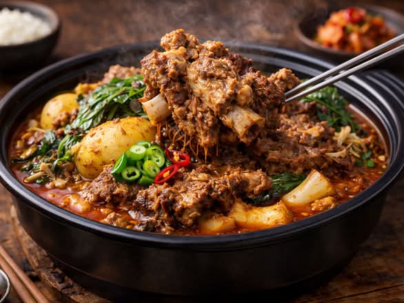 GAMJATANG JEONGOL 감자탕 전골