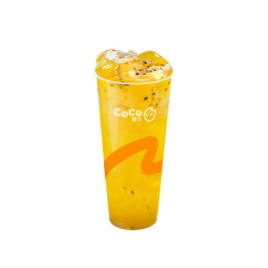 Passion Fruit Lemon Tea with Tea Jelly