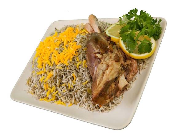 Baghli Polo $ Lamb Shank Plate