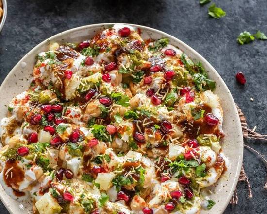 My Village Chaat Papdi Plate