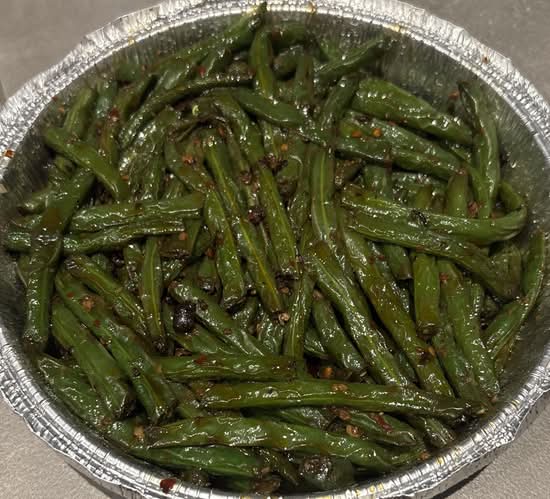 Dry Sauteed String Beans Szechuan Style