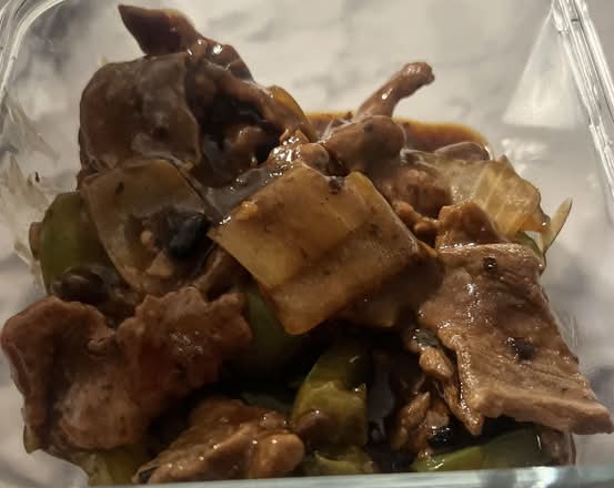 Beef StirFry with Green Pepper and Black Bean Sauce