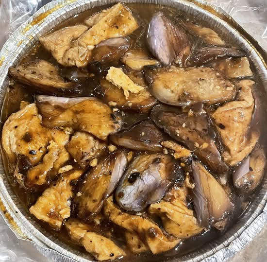 Eggplant with Tofu in Black Bean Sauce