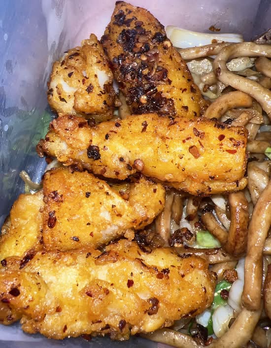 Deep Fried Calamari with Spicy Salt