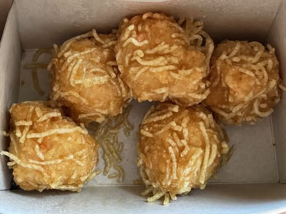 Deep Fried Shrimp Balls
