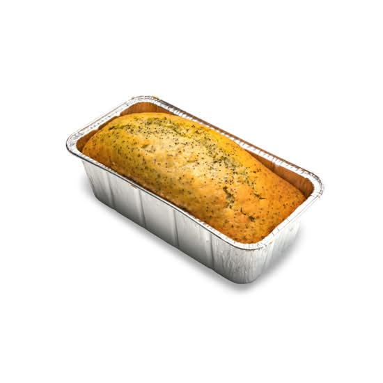 Lemon Poppy Loaf Slice (70 gm)