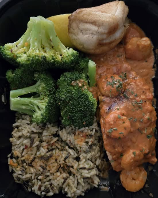 Grilled Salmon & Shrimp