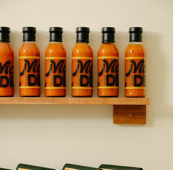 House Hot Sauce Bottle