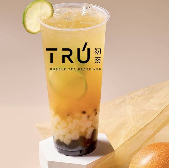 Mango Passion Fruit (W. tapioca & coconut jelly)