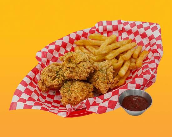 Fried chicken meal