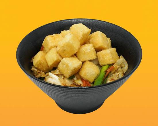 Fried Tofu Rice Bowl